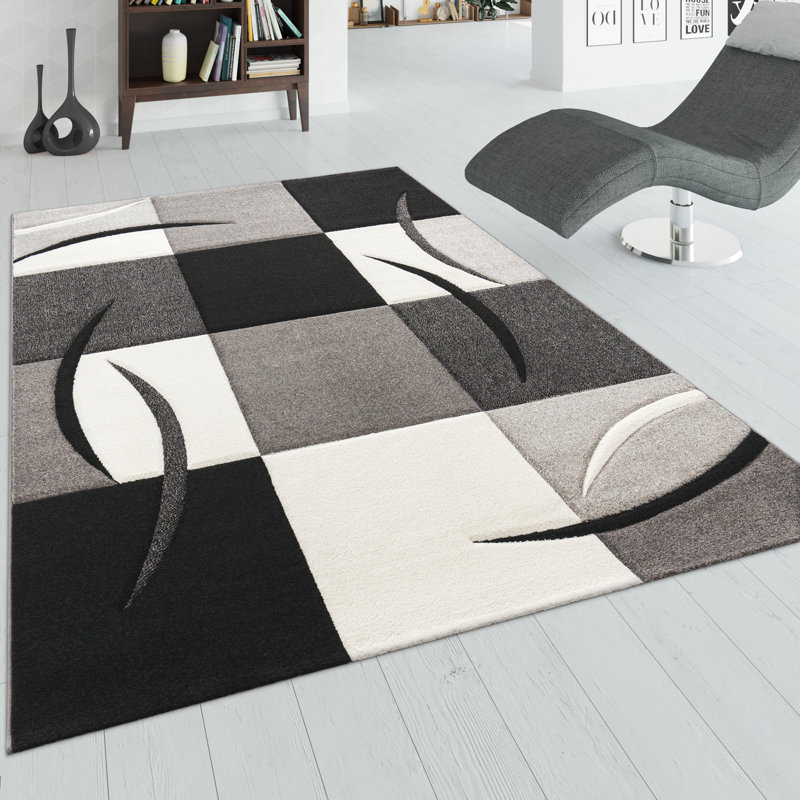 Zipcode Design Paityn Flatweave Black/White/Grey Area Rug & Reviews